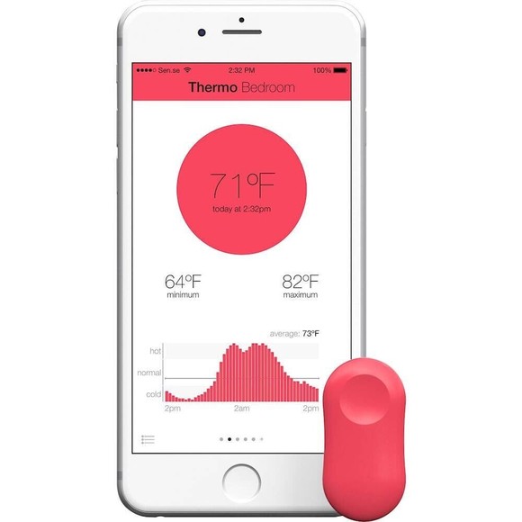 Sense ThermoPeanut Wireless Thermometer - Red, Bluetooth, Energy Savings, FS - Picture 6 of 15